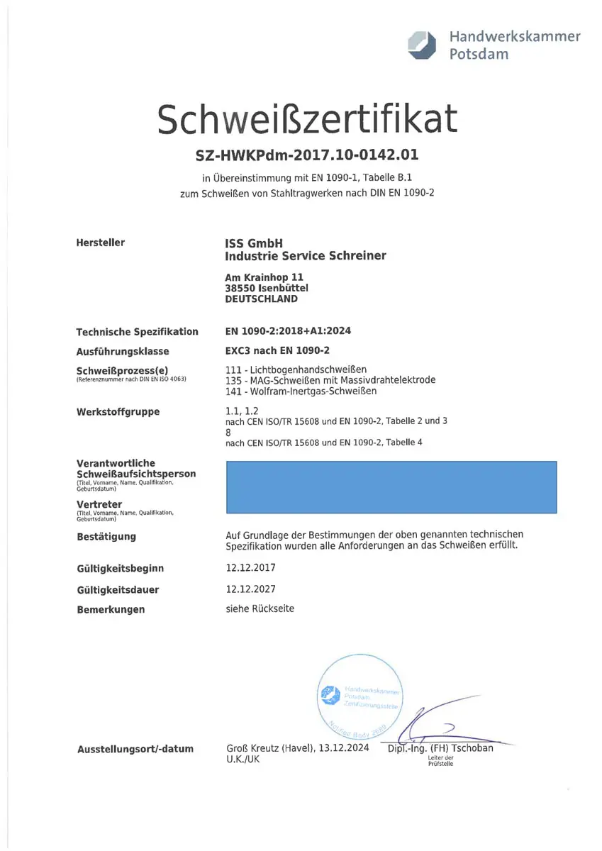 Maschinenbau Fachbetrieb