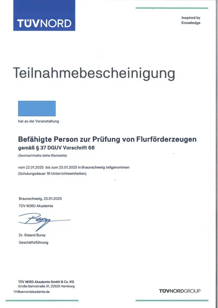 Maschinenbau Fachbetrieb