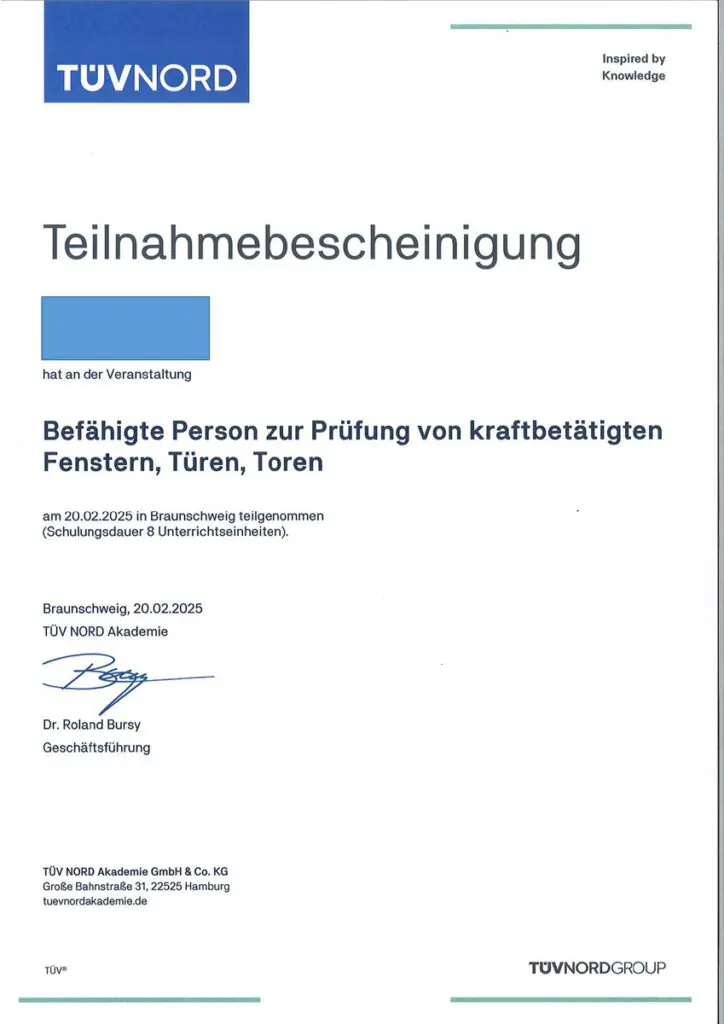 Maschinenbau Fachbetrieb