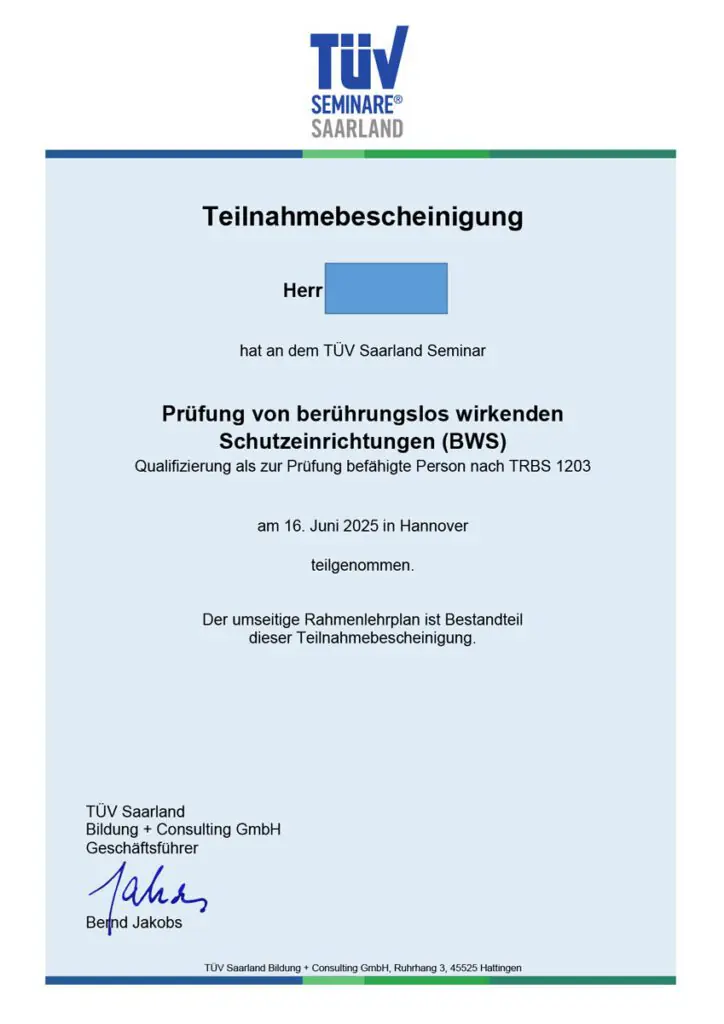 Maschinenbau Fachbetrieb